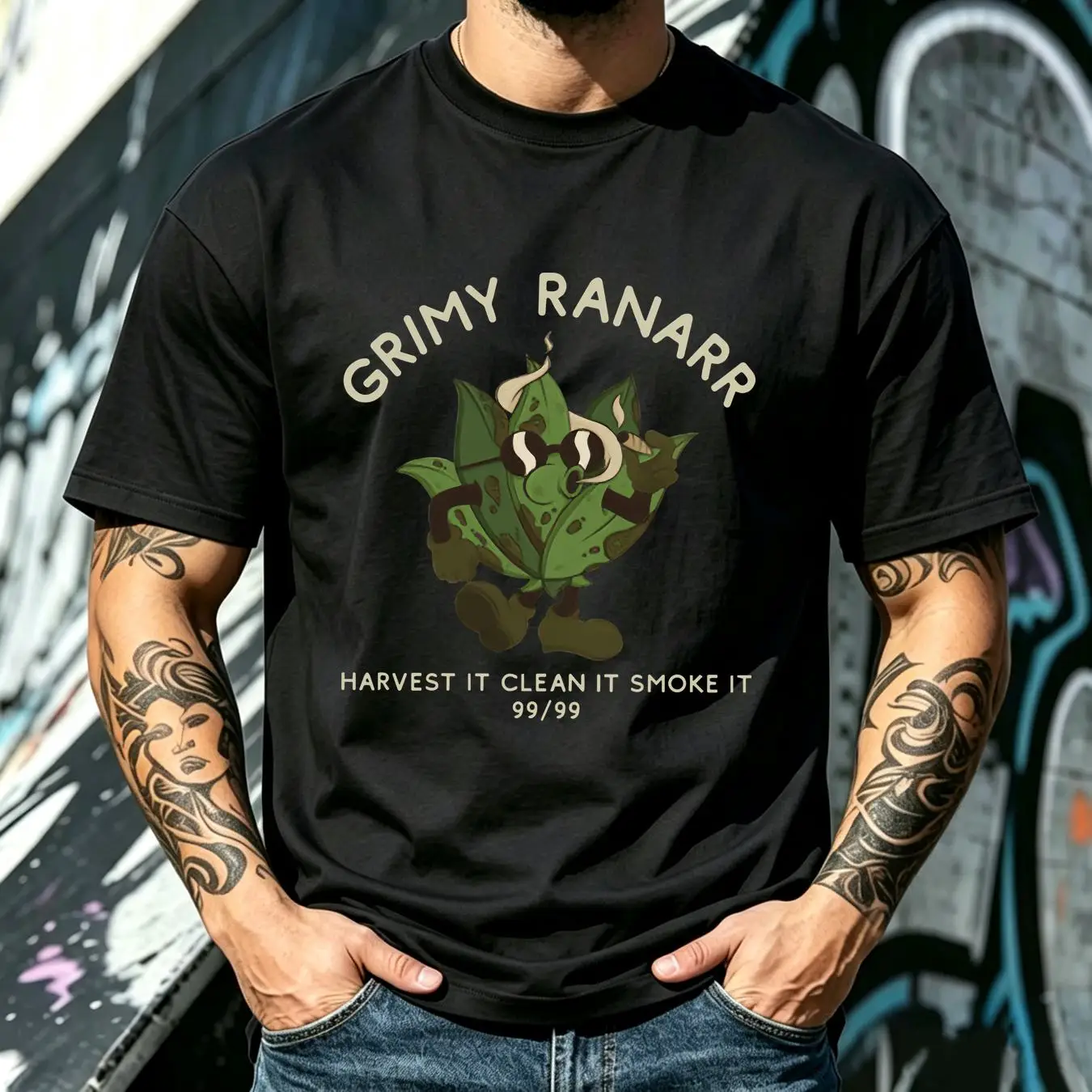 T-shirt lavé Grimy Ranarr Clas - Retro Gaming T Shirt avis et prix