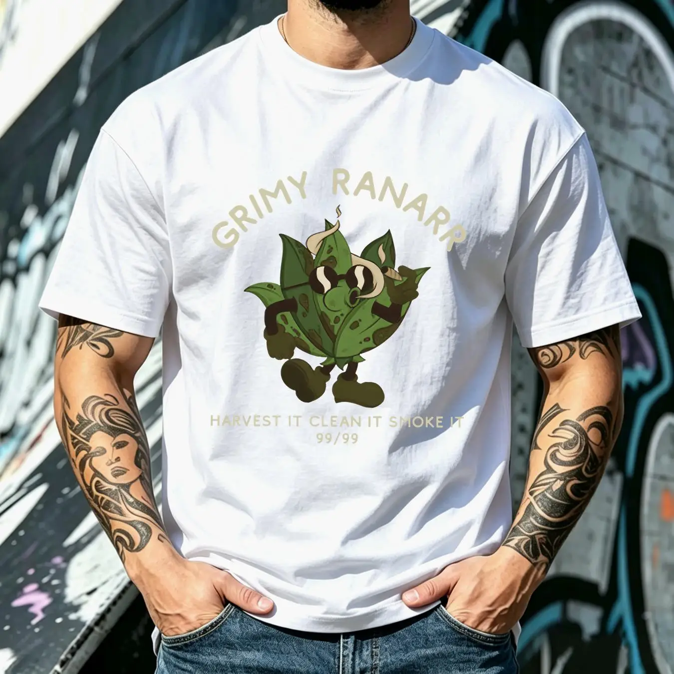 T-shirt lavé Grimy Ranarr Clas - Retro Gaming T Shirt avis et prix
