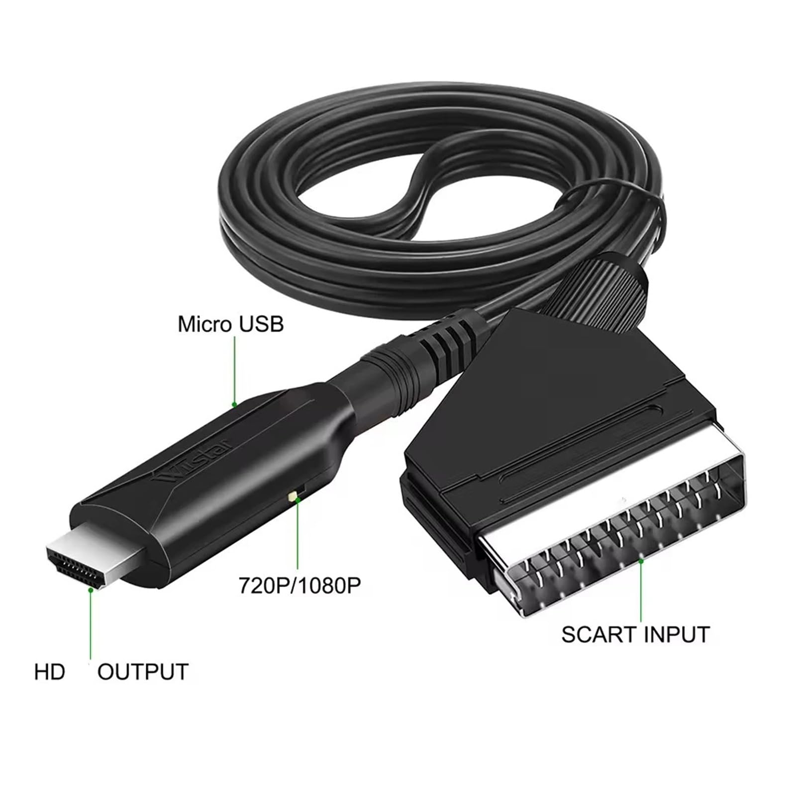 Câble convertisseur SCART vers - Scart To Hdmi avis et prix